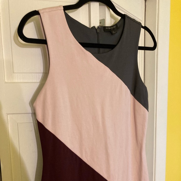 Banana Republic - US 4 - Tri- Color Office Day to Night Dress - Picture 1 of 14